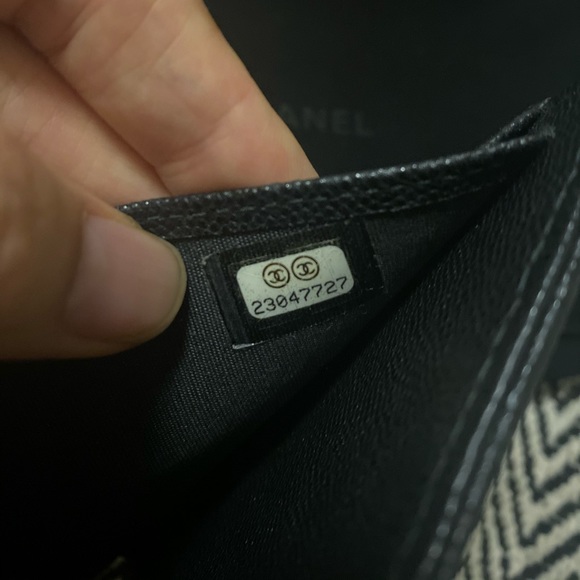 Chanel Le Boy black wallet - Picture 9 of 10